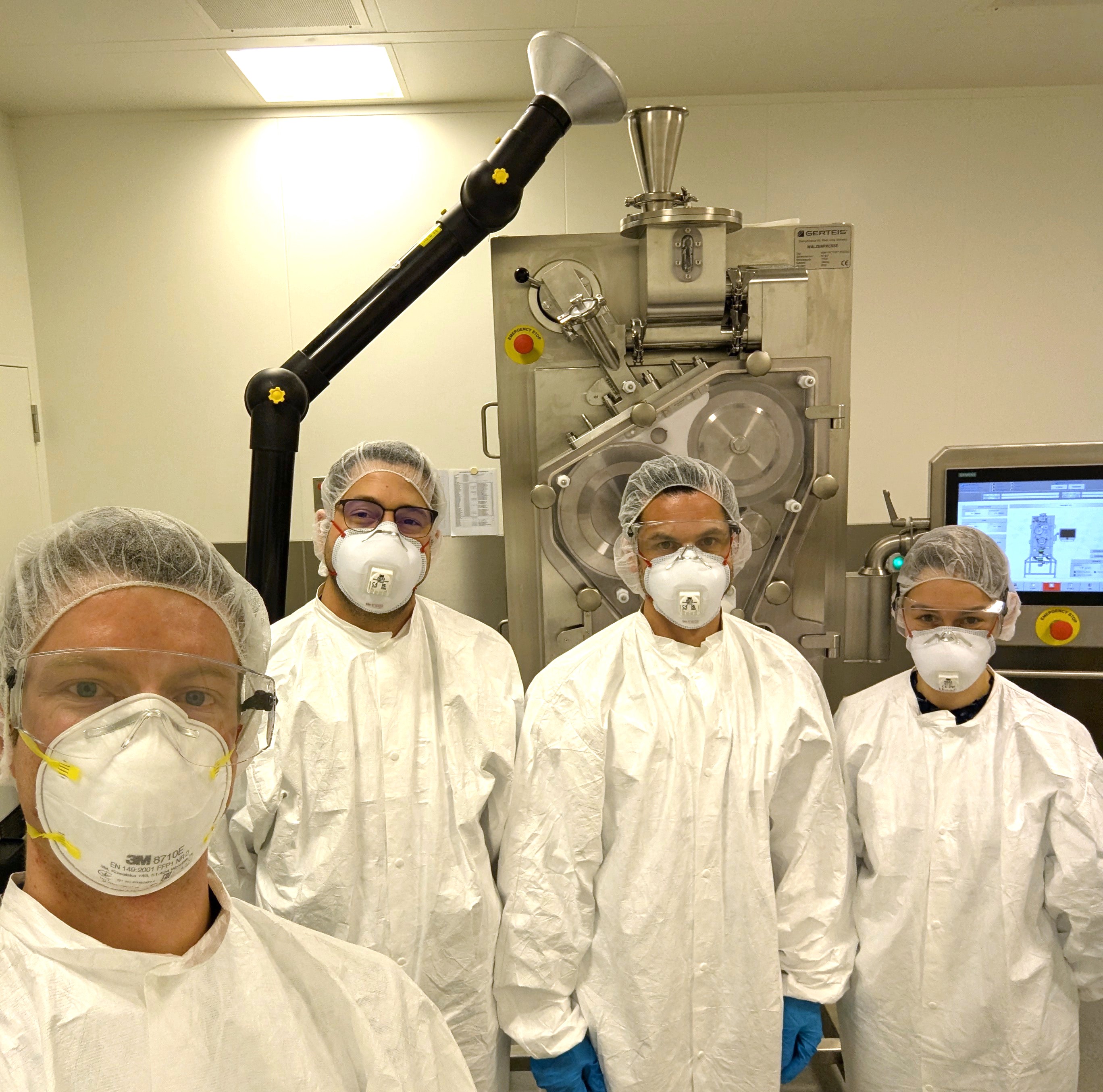Collaboration during trials at Gerteis test center