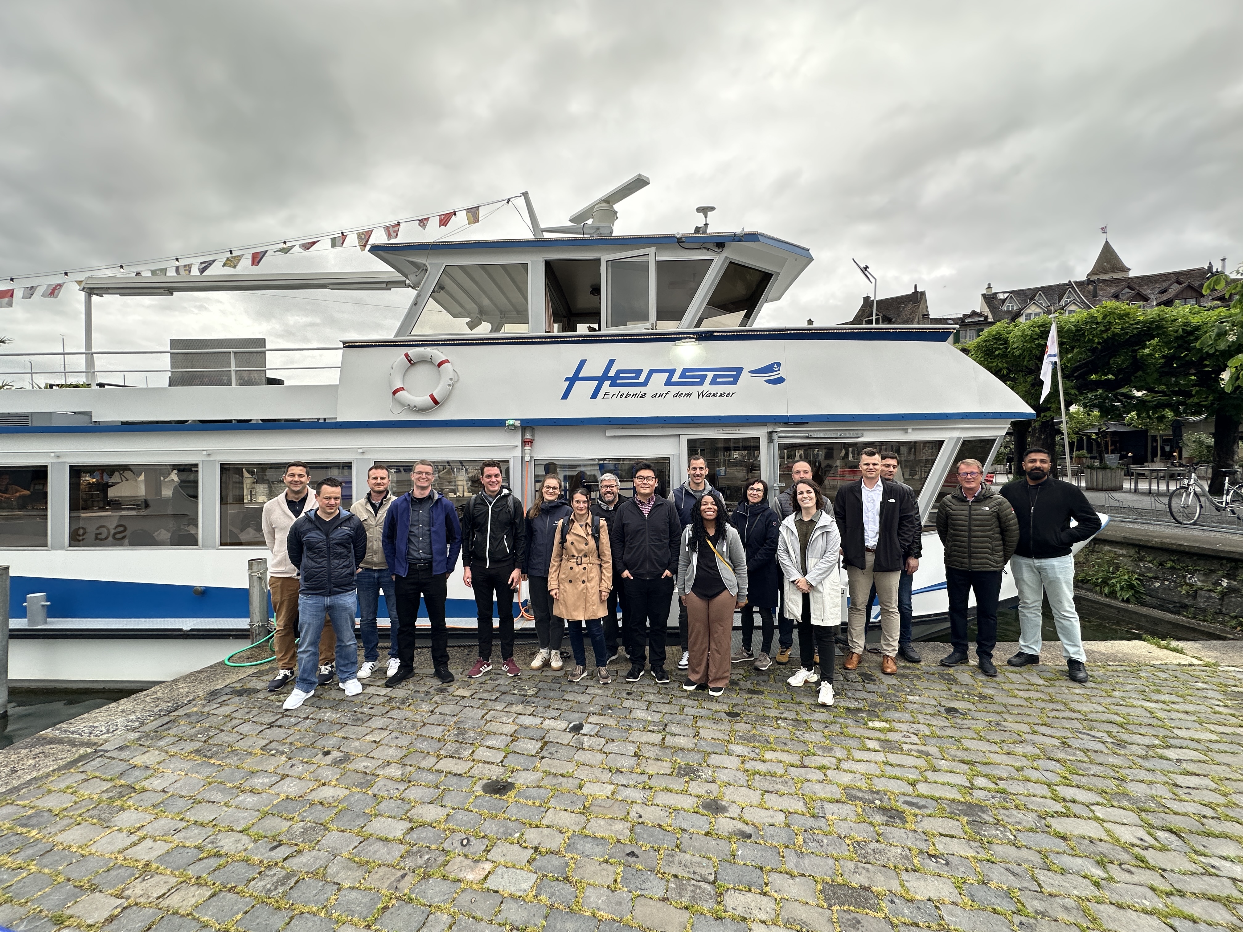 Ready for the boat cruise