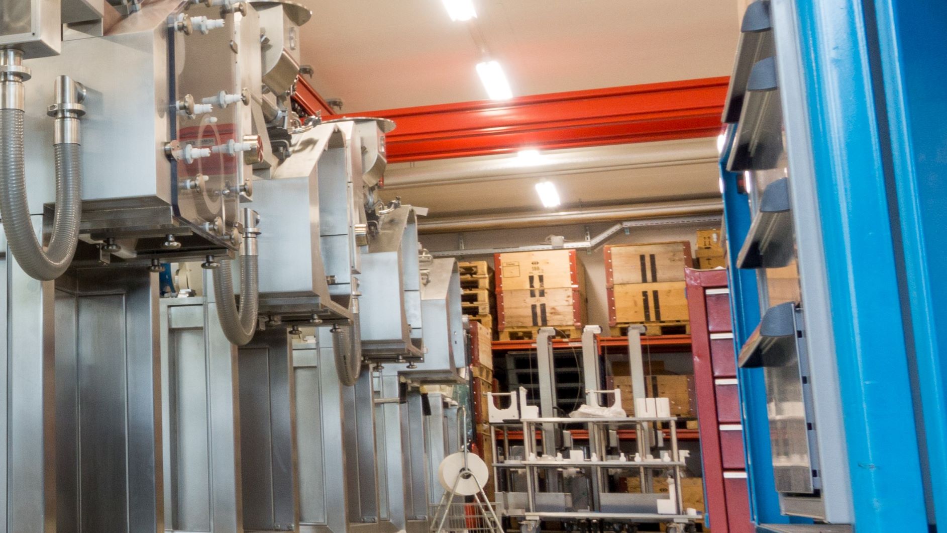 Roller compactors in production